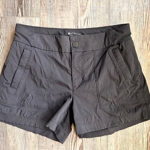 Athleta Trekkie black shorts, size 4
